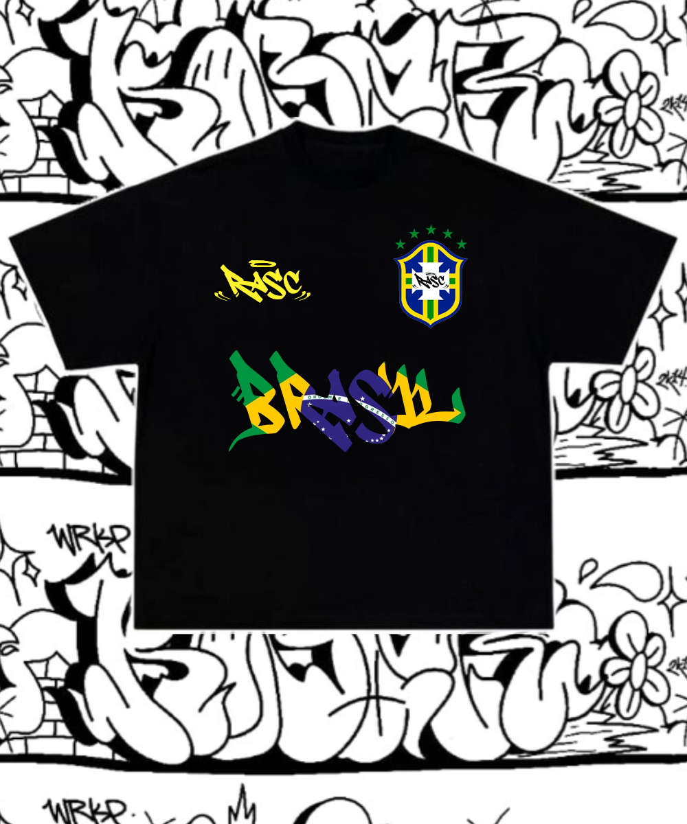Camisa Brasil Preta